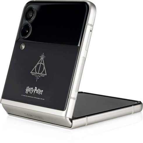 Wizarding Worlds Harry Potter Deathly Hallows Symbol Galaxy Z Flip3 5G Skin